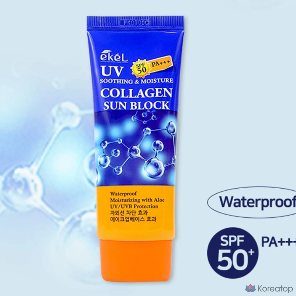 Солнцезащитный крем для тела Ekel Waterproof Body Sports Sun Lotion, 70 мл, 1 шт.