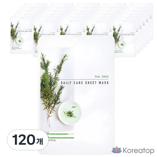 Тканевая маска для лица Eunyul Tea Tree Daily Care Sheet Mask, 120 шт.
