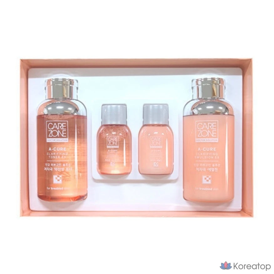 Набор для ухода Carezone Dr. Solution R Acure 2-piece Set, 5 шт.