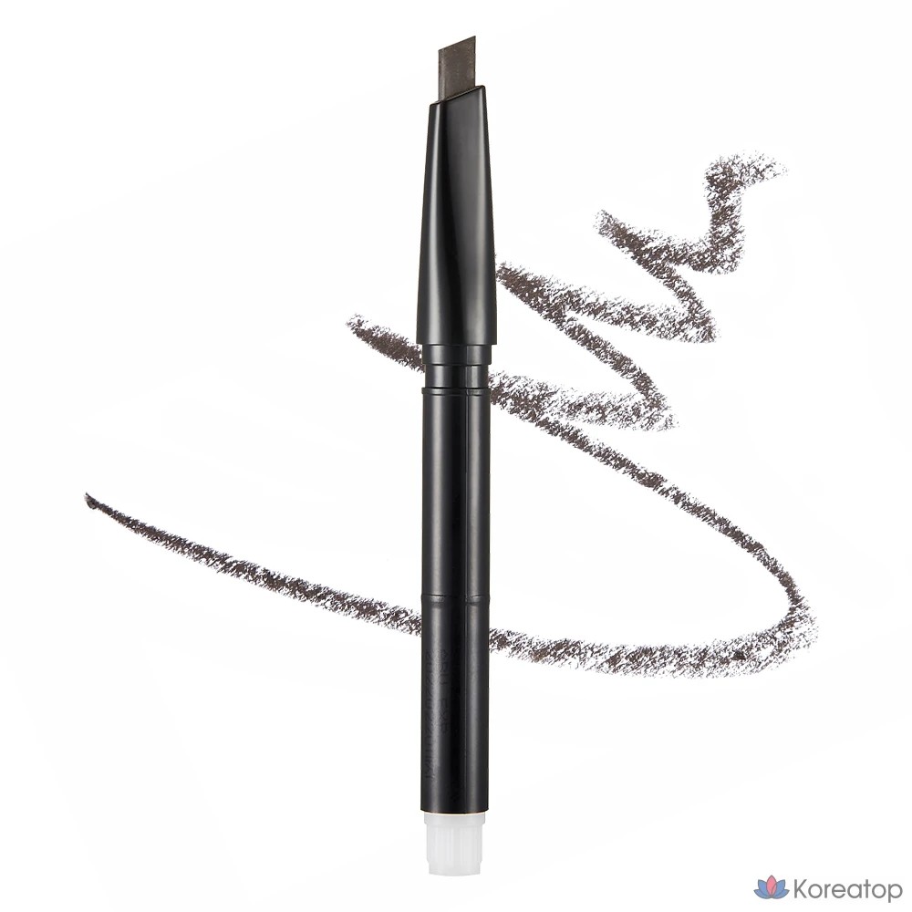 Карандаш для бровей FMGT Designing Eyebrow Auto Pencil Refill, оттенок 02 Gray Brown, 0.3 г, 1 шт.