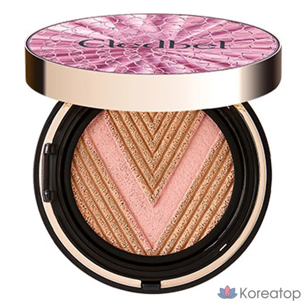 Кушон Cledbel Glow Power Pink Lift V Cushion, оттенок 23, 13 г, 1 шт.