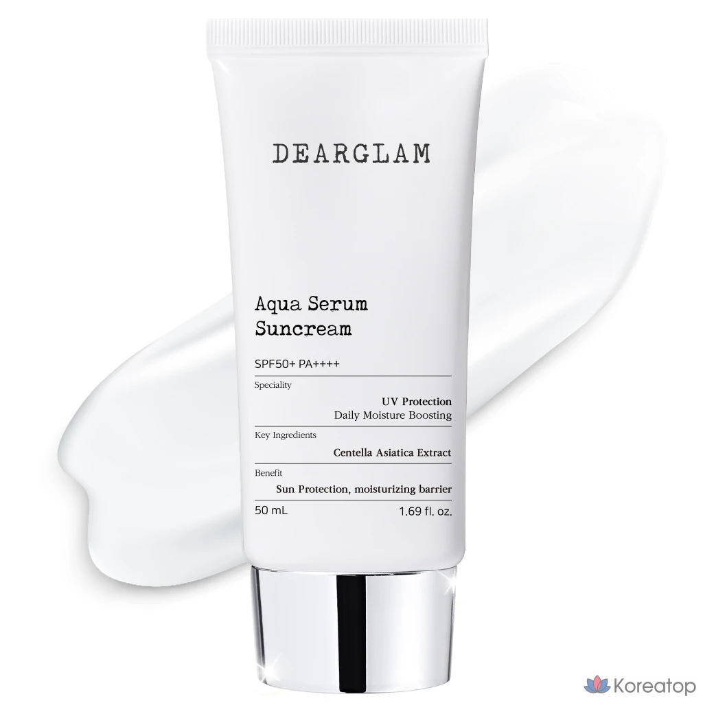 Солнцезащитный крем DEARGLAM Aqua Serum Sun Cream, 50 мл, 1 шт.
