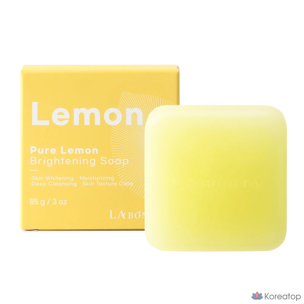 Мыло для умывания Labonita Pure Lemon Brightening Soap, 85 г, 1 шт.
