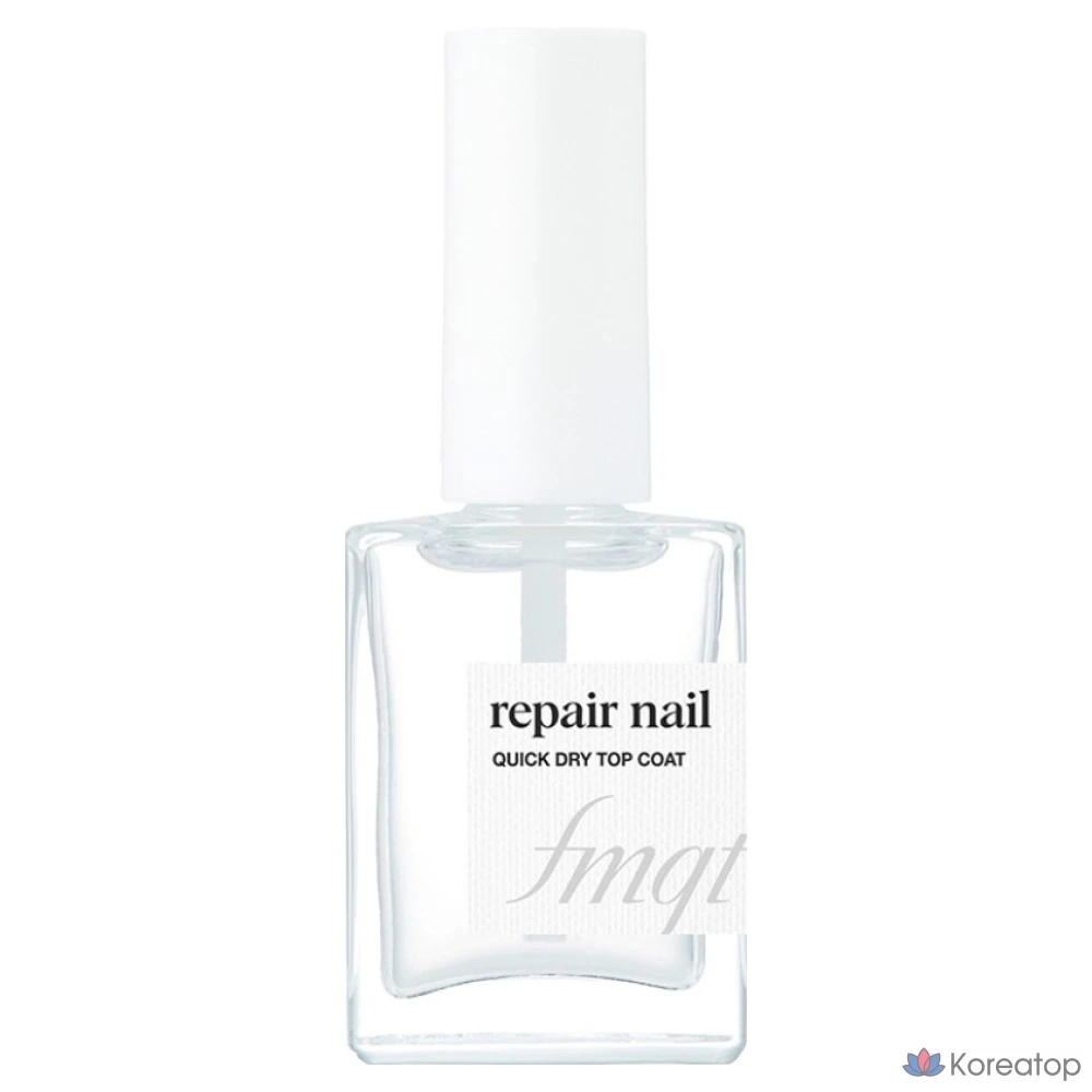 Лак для ногтей FMGT New Repair Nail, оттенок 03 Quick Dry Top Coat, 10 мл, 1 шт.