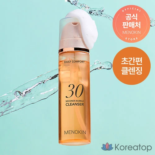 Очищающее средство MENOKIN 30 Second Bubble Cleanser Daily Comfort, 150 мл, 1 шт.