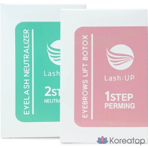 Набор для ухода Lash:Up Lash Brow Perm Step 1 + Step 2 Set, 10 шт.