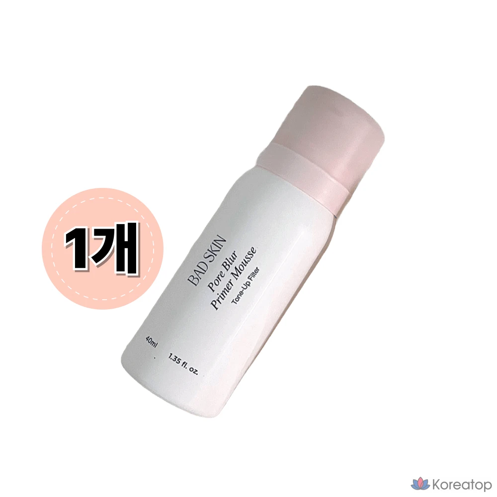 Праймер Bad Skin Pore Blur Tone Up Long-Lasting Foam Mousse Primer, 1 шт.