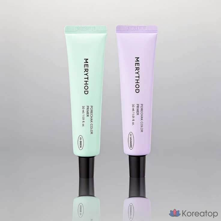 Праймер для лица Merythod Pore Adhesion Color Primer, оттенок 01 Lavender, 1 шт.