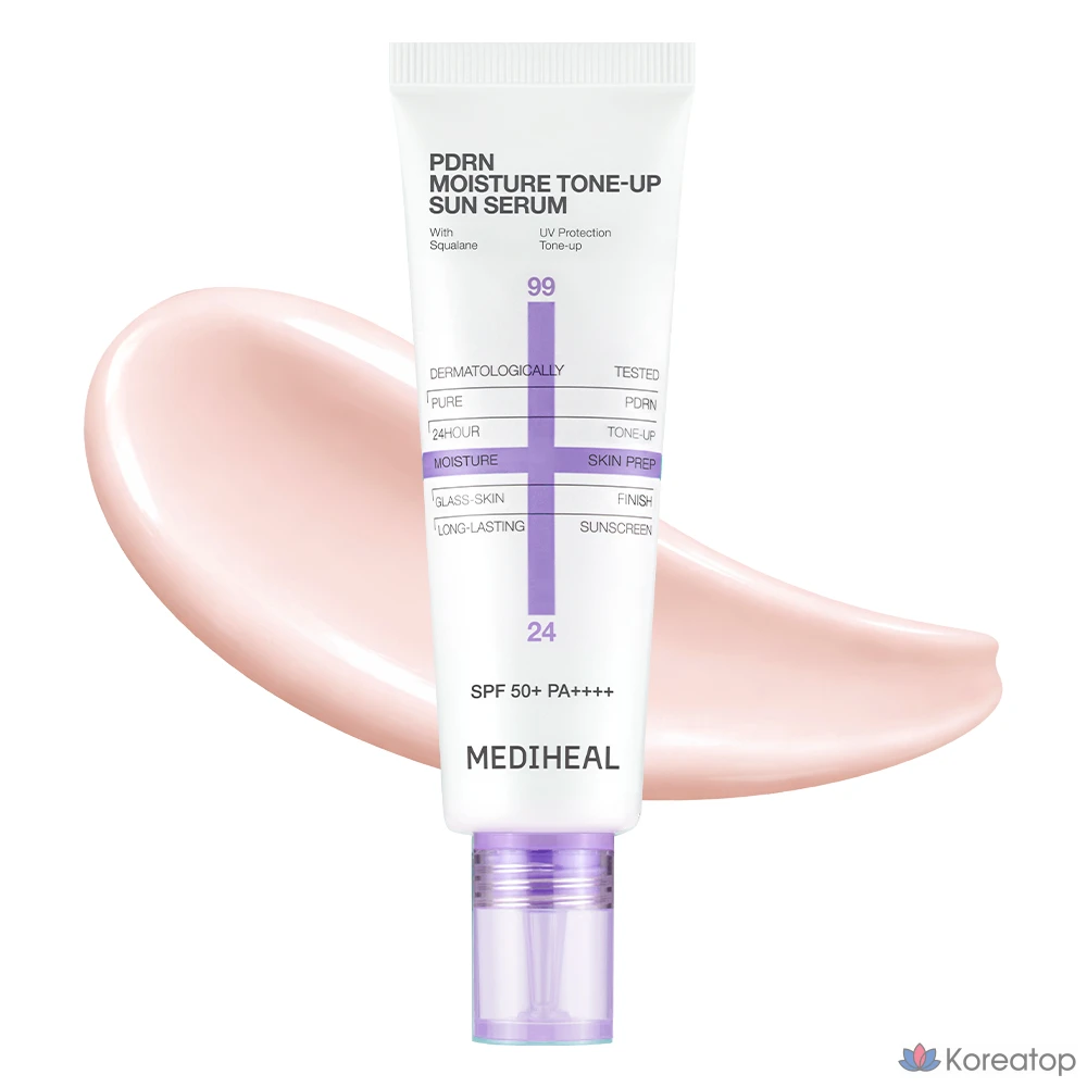 Солнцезащитная сыворотка MEDIHEAL PDRN Moisture Tone Up Sun Serum, 50 г, 1 шт.