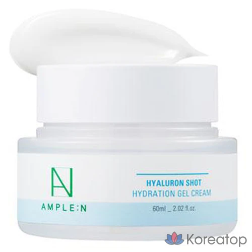 Увлажняющий гель-крем AMPLE:N Hyaluron Shot Moisture Gel Cream, 60 мл, 1 шт.