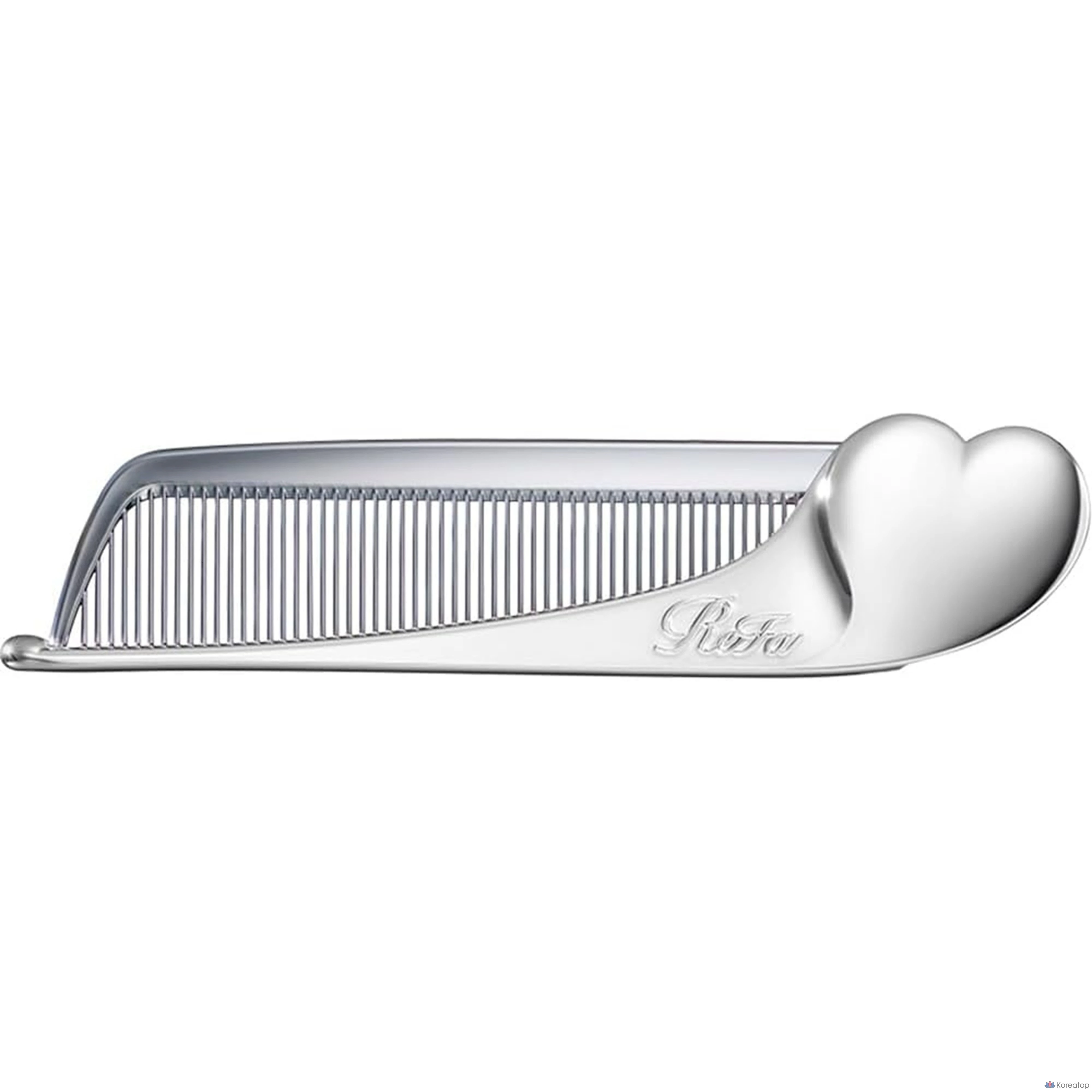 Гребень для волос ReFa Heart Comb Aira, оттенок Silver, 1 шт.