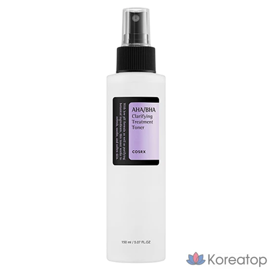 Тонер COSRX AHA BHA Clarifying Treatment Toner, 150 мл, 1 шт.