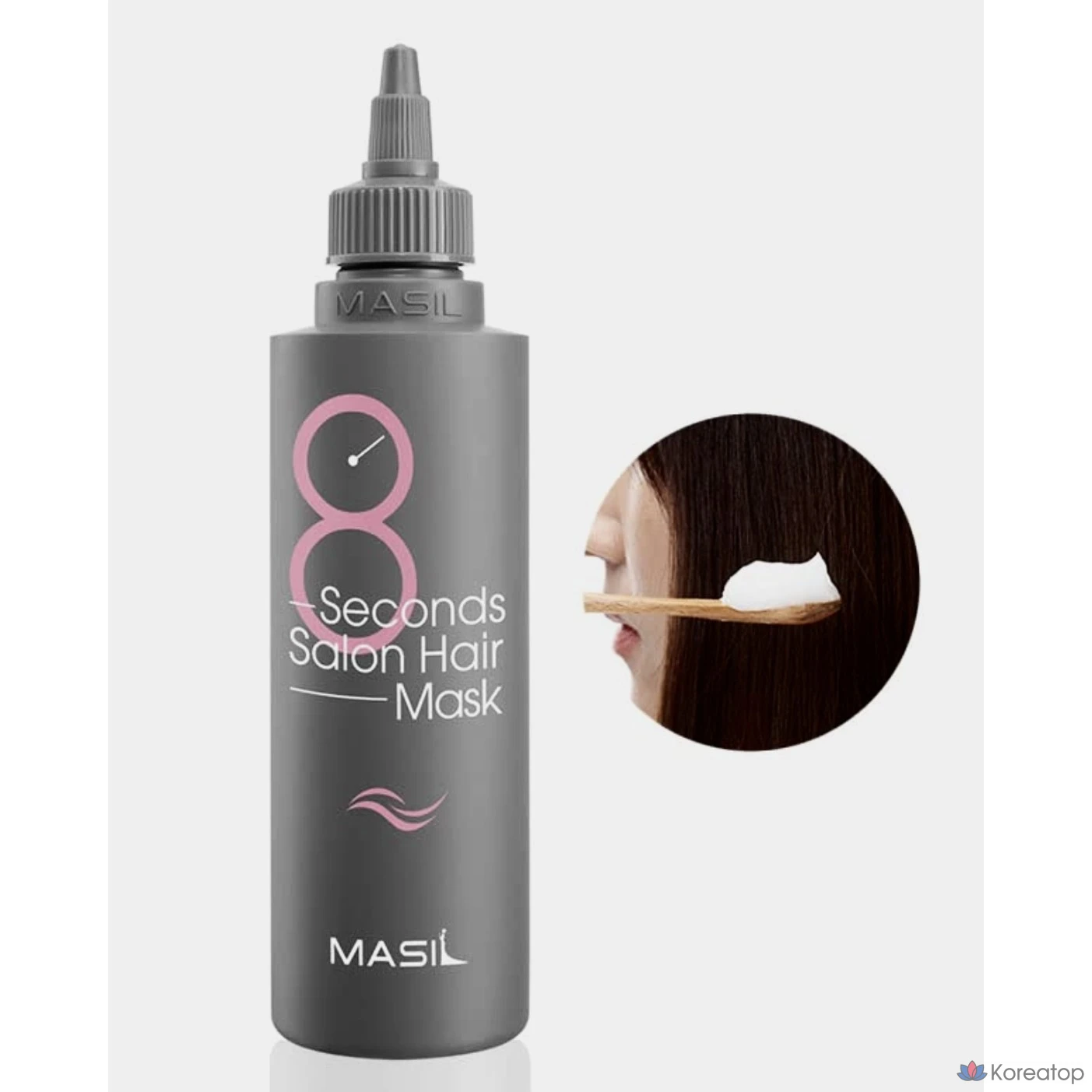 Маска для волос Masil 8 Second Salon Hair Mask Scalp Care Water Treatment Pink, 200 мл, 1 шт.
