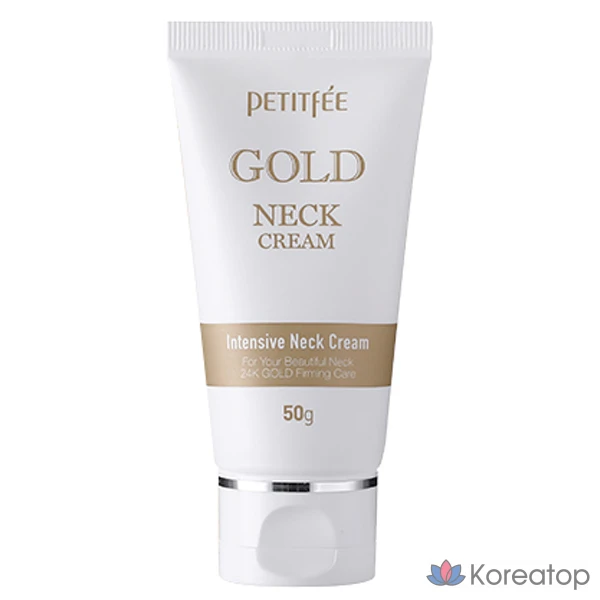 Крем для шеи Petitfee Gold Neck Cream, 50 г, 1 шт.