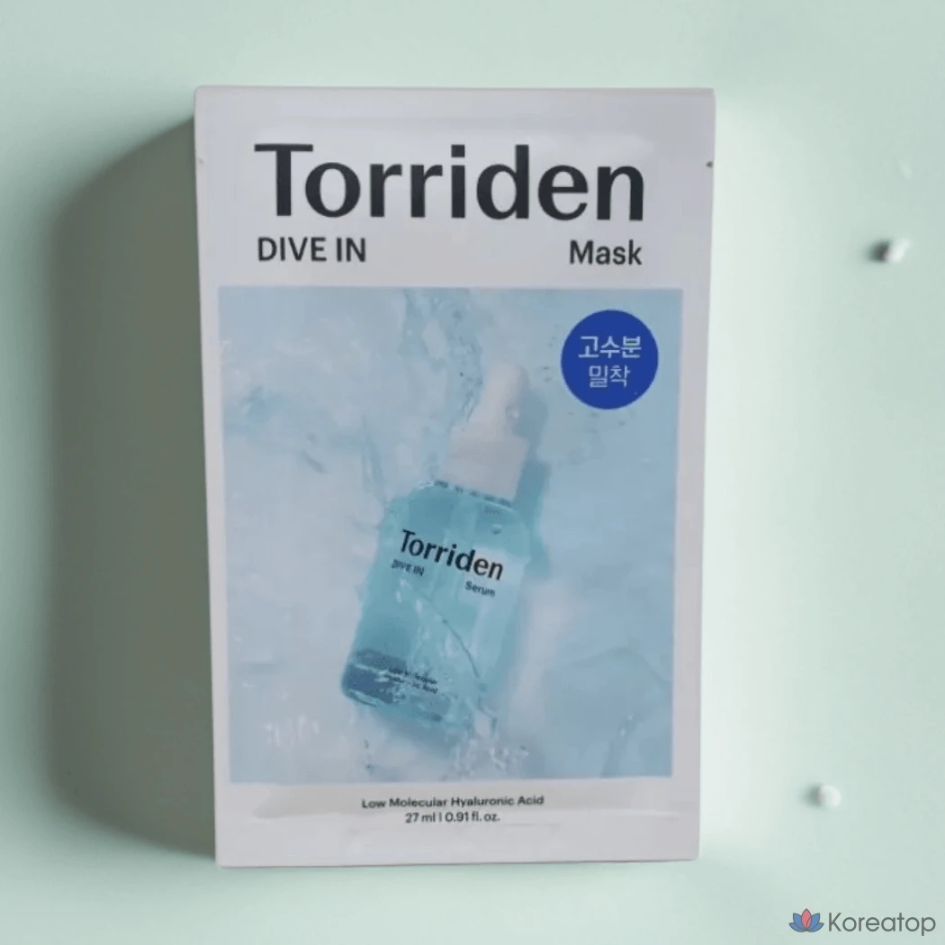 Тканевая маска для лица Torriden Low Molecular Hyaluronic Acid Mask, 1 шт.