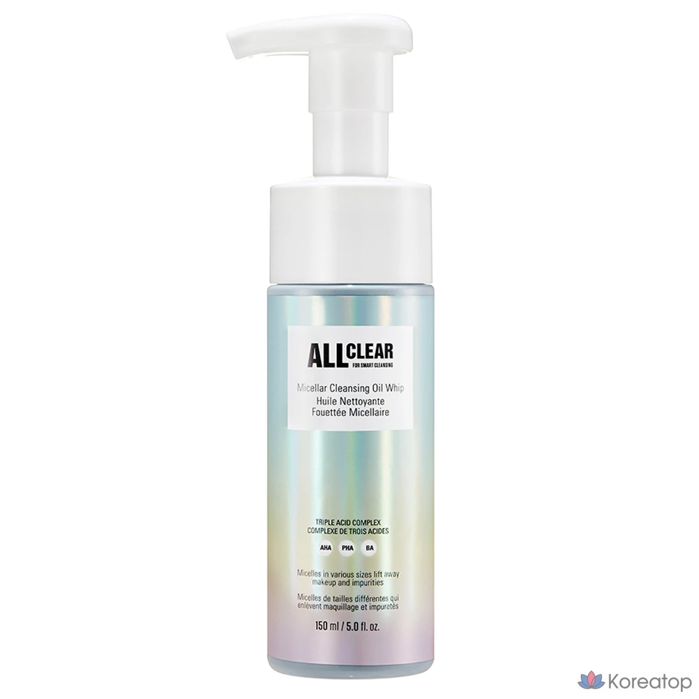 Гидрофильное масло The Face Shop All Clear Micellar Cleansing Oil Whip, 150 мл, 1 шт.