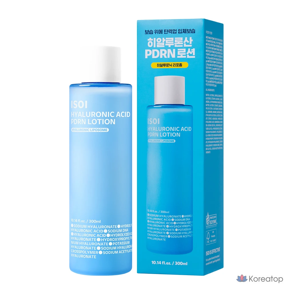 Эмульсия Isoi Hyaluronic Acid PDRN Moisture Lotion, 300 мл, 1 шт.