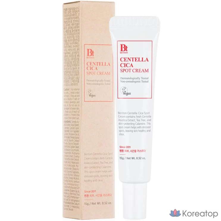 Крем для лица Benton Goodbye Redness Centella Spot Cream, 15 г, 1 шт.