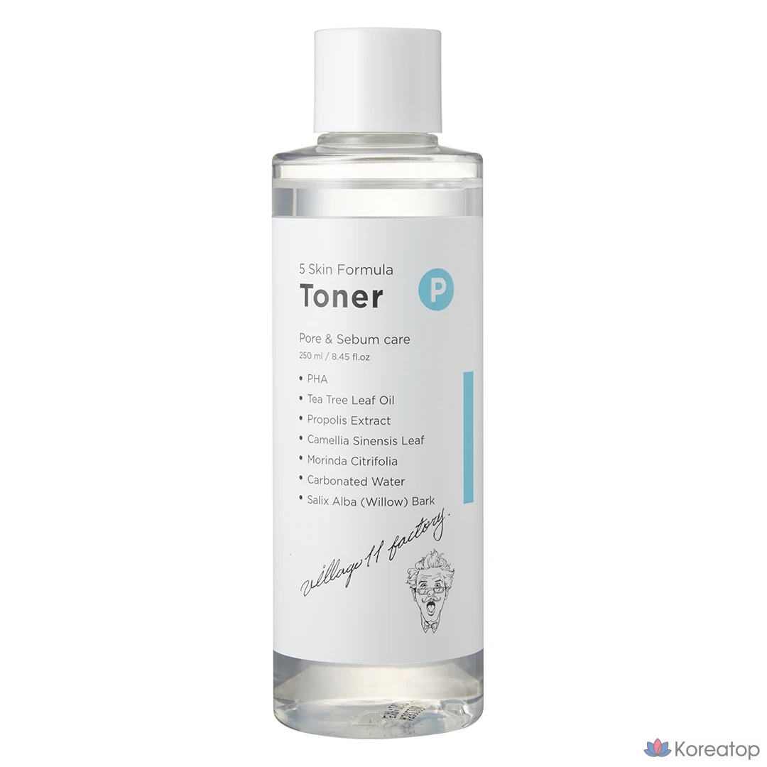 Тонер Village 11 Factory P Skin Formula Toner, 250 мл, 1 шт.