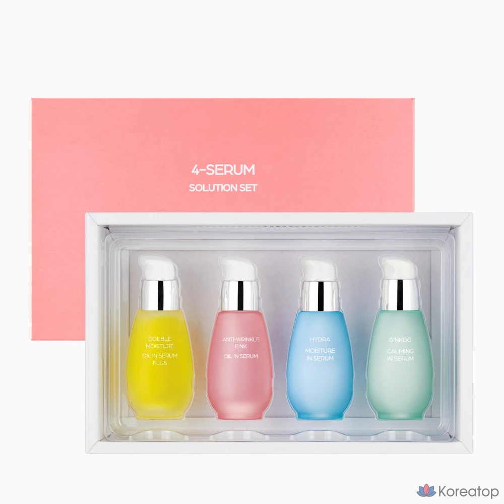 Набор для ухода Charmzone 4-Serum Solution 30ml x 4-piece Set, 1 шт.
