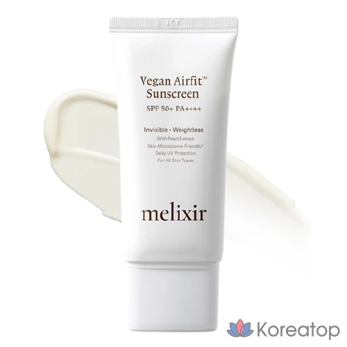 Солнцезащитный крем Melixir Vegan Air Fit Sunscreen SPF50+ PA++++, 50 мл, 1 шт.