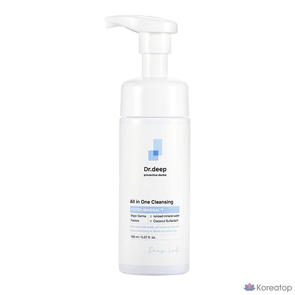 Очищающая пенка Dr. Deep All-in-One Cleansing Foam, 150 мл, 1 шт.