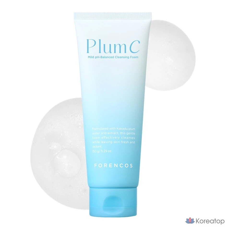 Очищающая пенка Forencos Plum Seed Mild Low pH Cleansing Foam, 150 г, 1 шт.