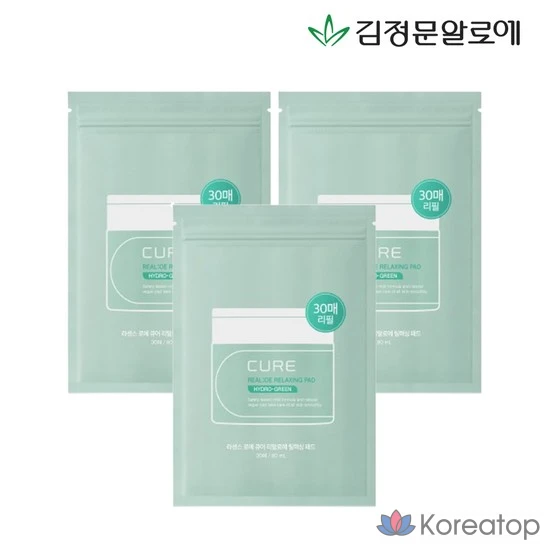 Пэды KIM JEONG MOON Aloe Lacent Roe Cure Real Aloe Relaxing Pad (Refill), 90 шт.