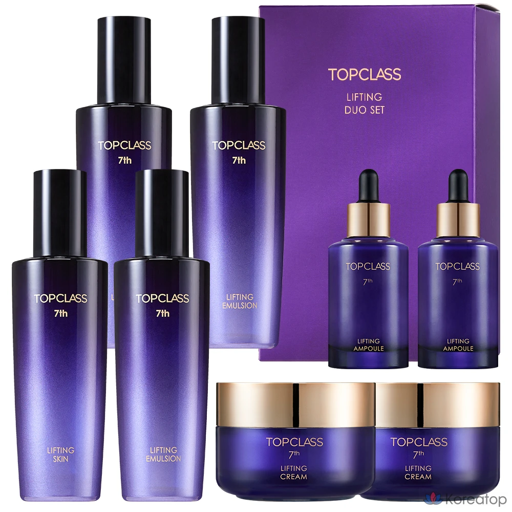 Набор для ухода Charmzone Top Class Lifting Duo Set 8-piece Set (Toner 2 + Emulsion 2 + Ampoule 2 + Cream 2), 1 шт.