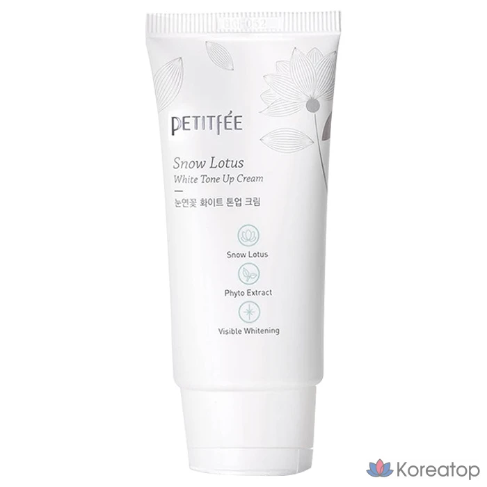 Крем для лица Petitfee Eye Lotus Whitening Tone-up, 50 мл, 1 шт.