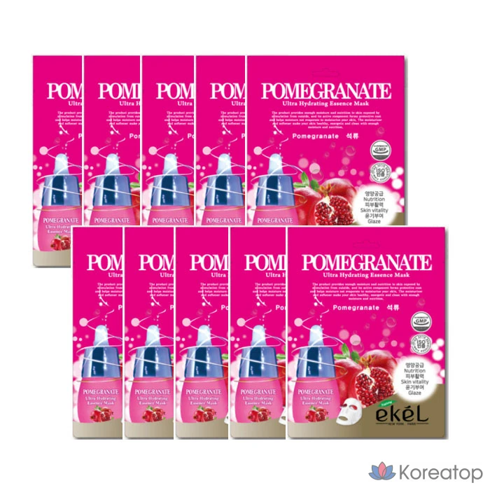 Тканевая маска для лица Ekel Pomegranate Mask, 100 шт.