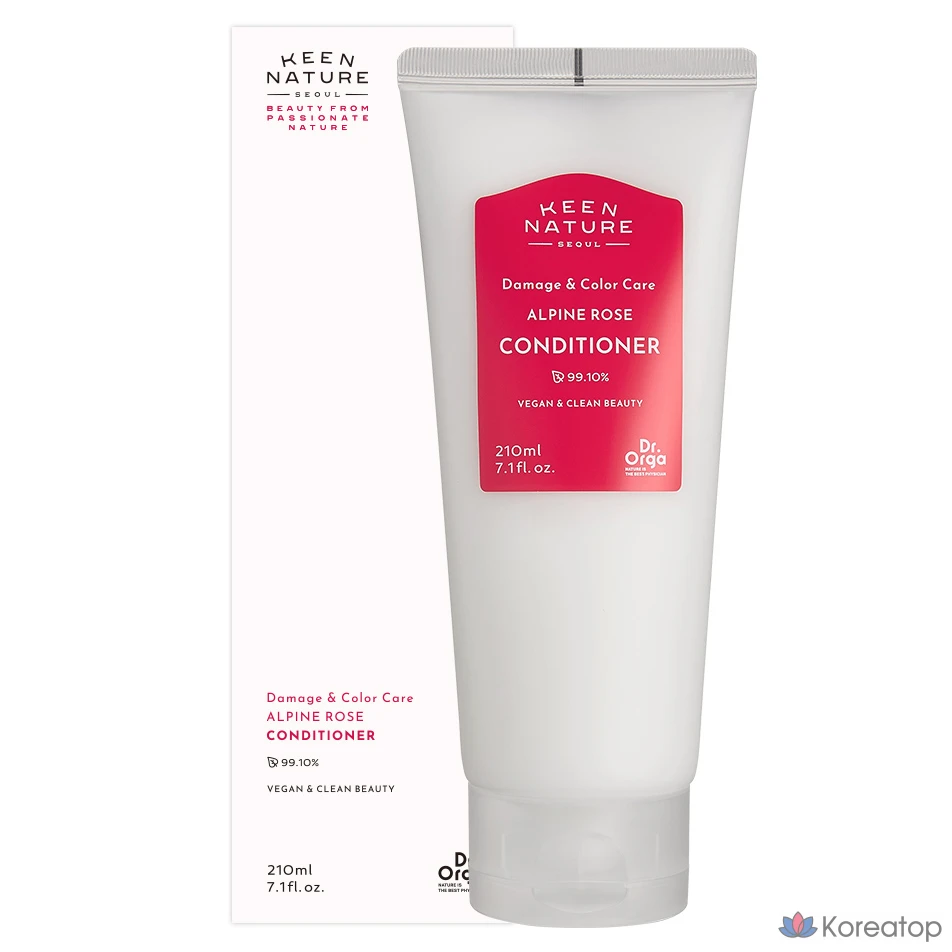 Кондиционер для волос Dr. Orga Damage &amp; Color Care Alpine Rose Hair Conditioner, 210 мл, 1 шт.