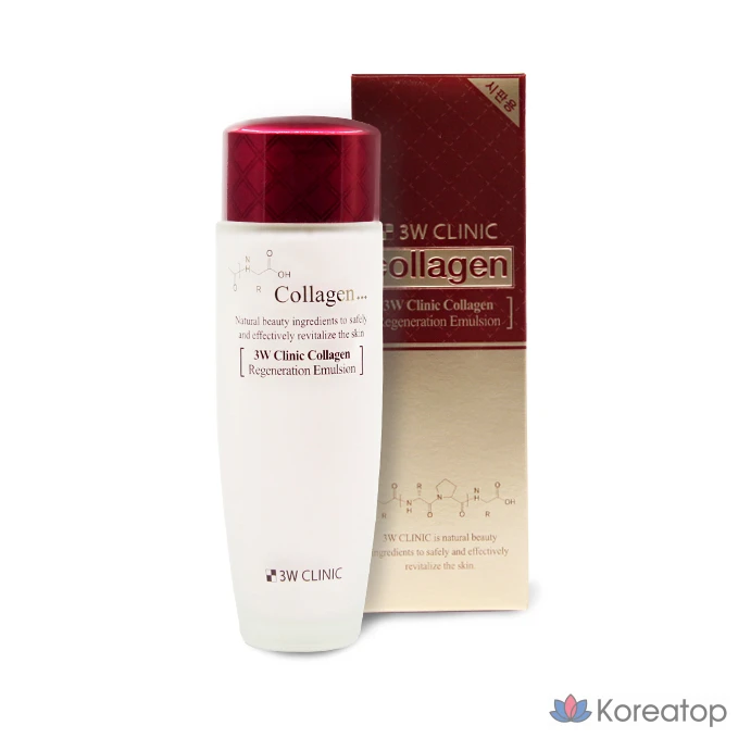 Эмульсия 3W Clinic Collagen Regeneration Emulsion Lotion, 150 мл, 1 шт.