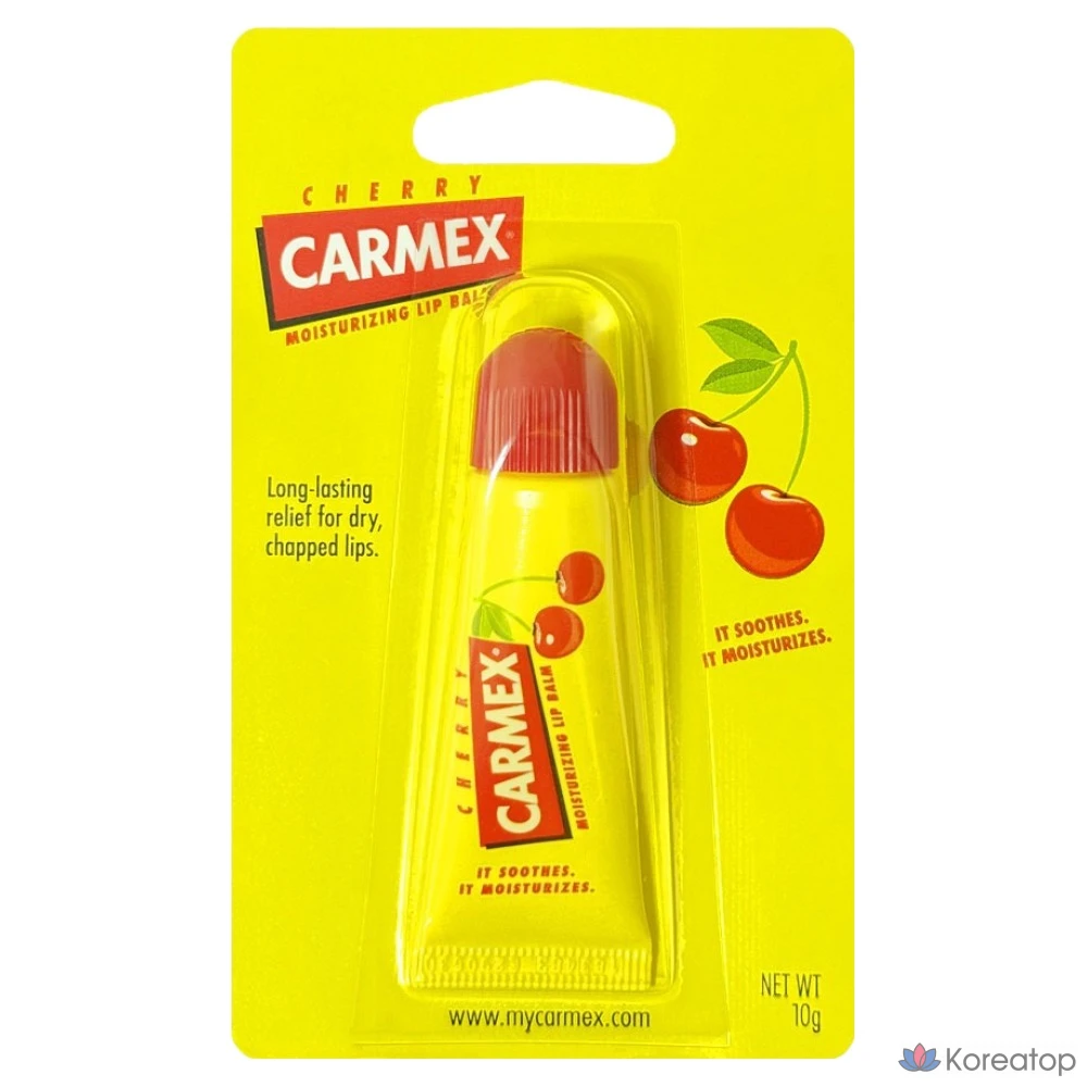 Бальзам для губ Carmex Cherry Tube, 10 г, 1 шт.