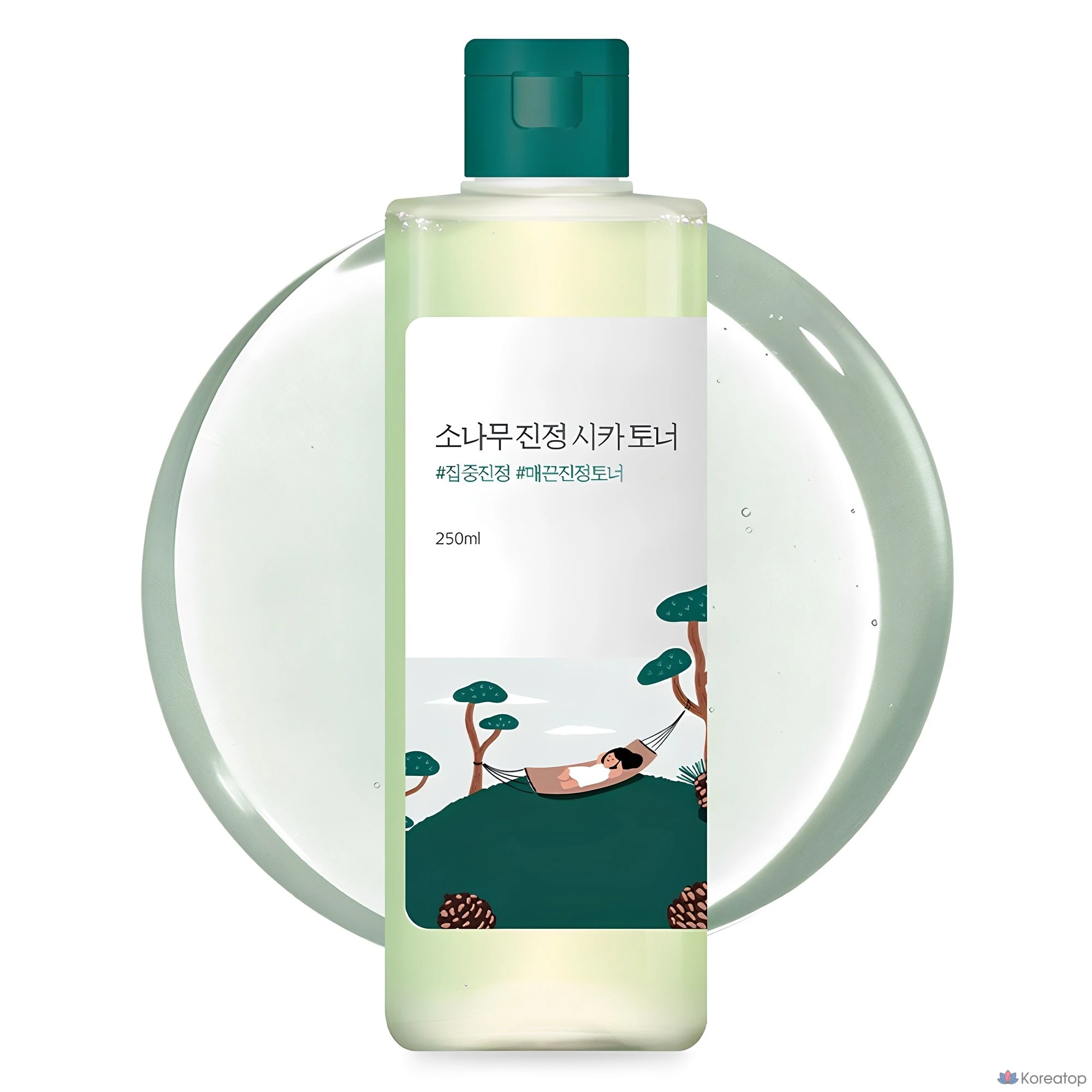 Тонер Round Lab Pine Tree Calming Cica Toner, 250 мл, 1 шт.