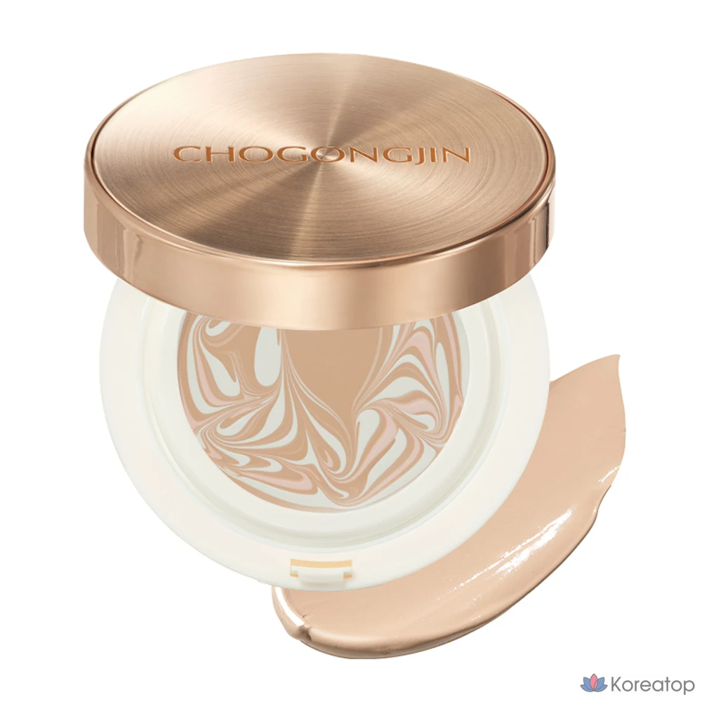 Кушон Chogongjin Essence Pact Cushion, оттенок 23C Sand, 15 г, 1 шт.