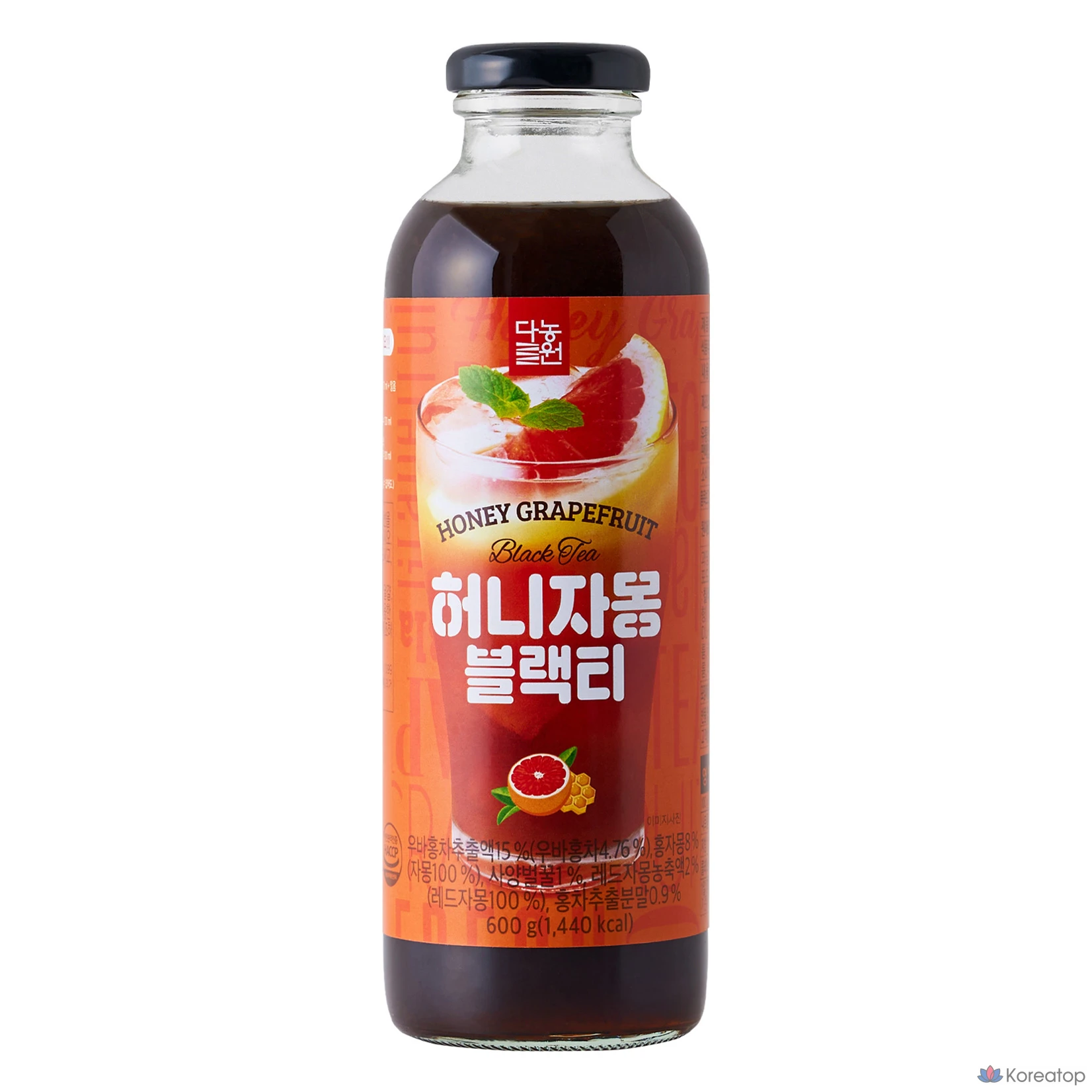 Чай Danongwon Honey Grapefruit Black Tea, 600 г, 1 шт.