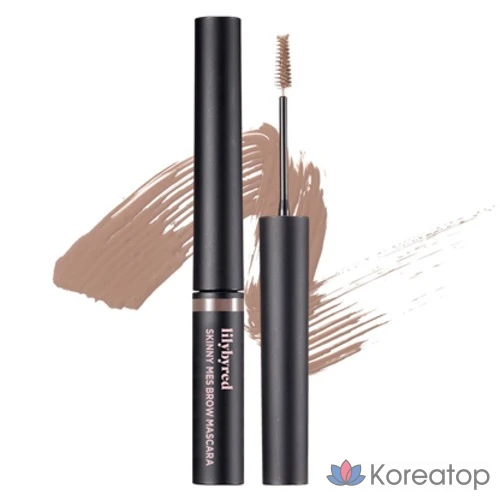 Тушь для бровей Lilybyred Skinny Mess Brow Mascara, оттенок 07 Pink Brown, 3.5 г, 1 шт.