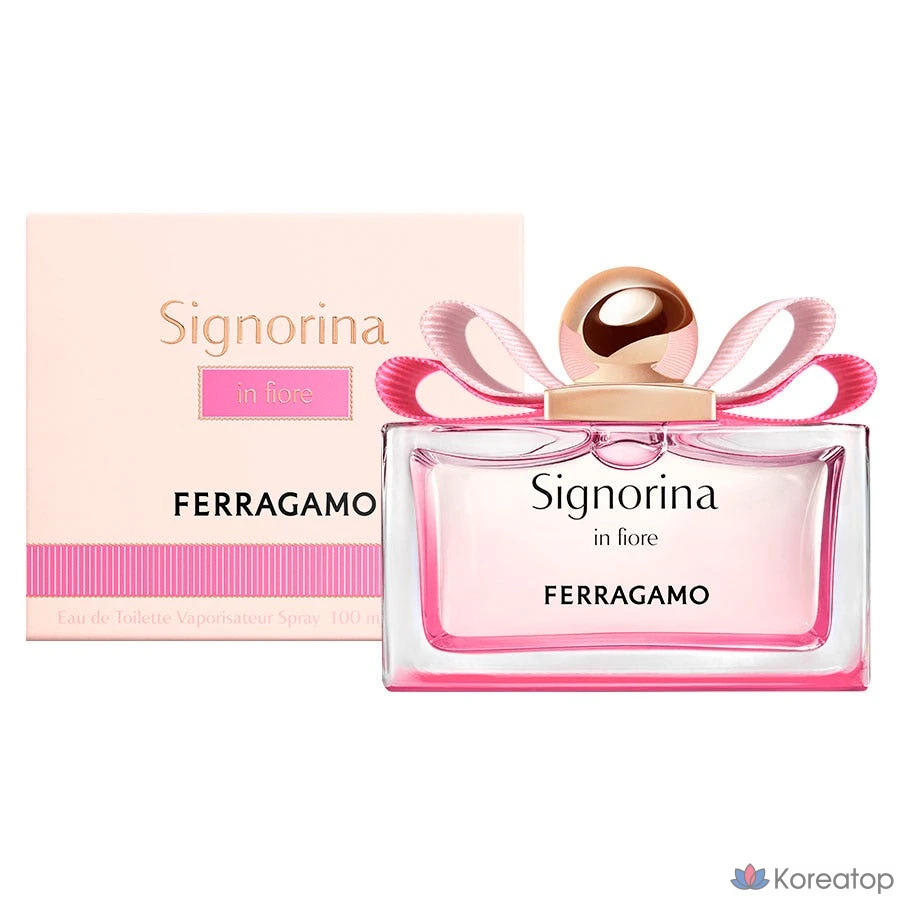 Туалетная вода Ferragamo Signorina In Fiore Eau de Toilette, 100 мл, 1 шт.