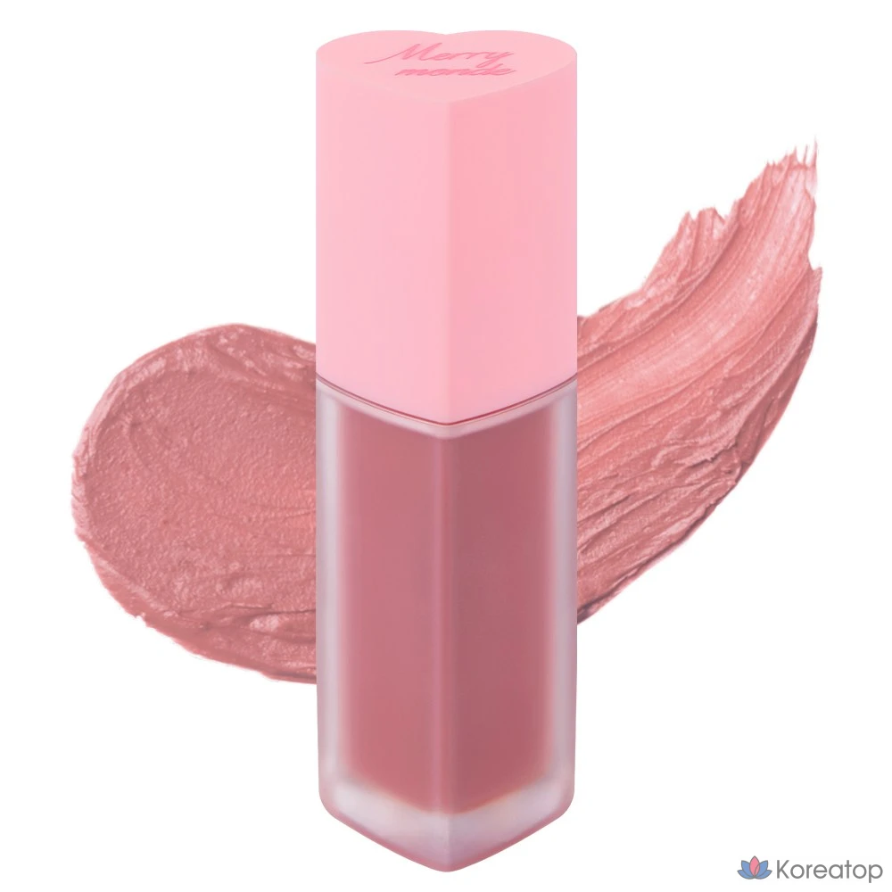 Тинт для губ Heartpercent Merrymond Cherry Heart Mega Tint, оттенок 01 Mute Cherry, 1 шт.