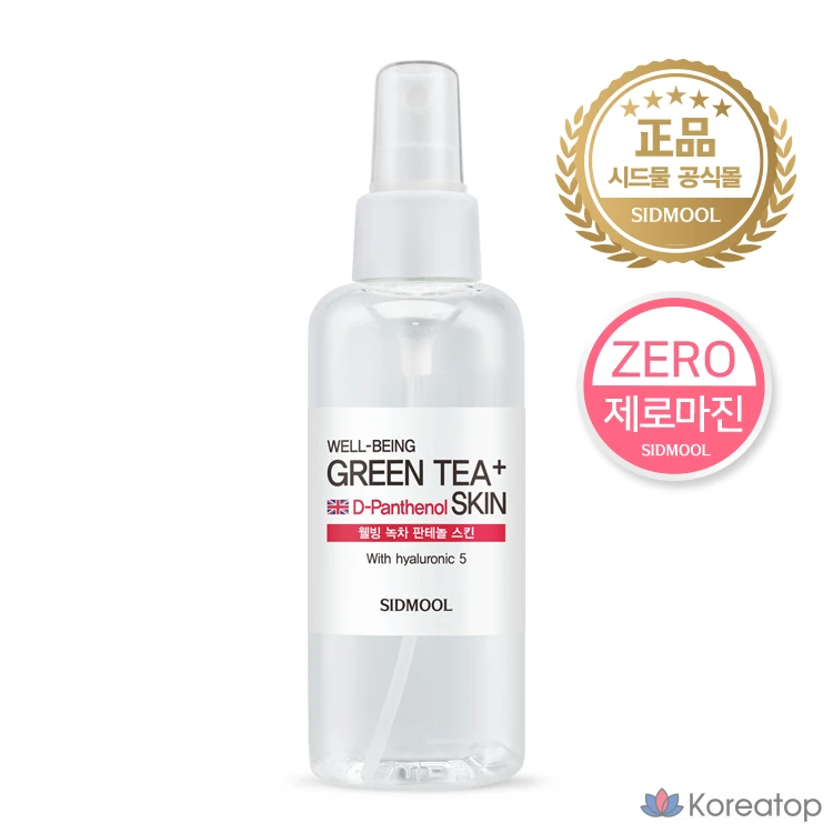 Тонер Sidmool Wellbeing Green Tea Panthenol Skin, 150 мл, 1 шт.