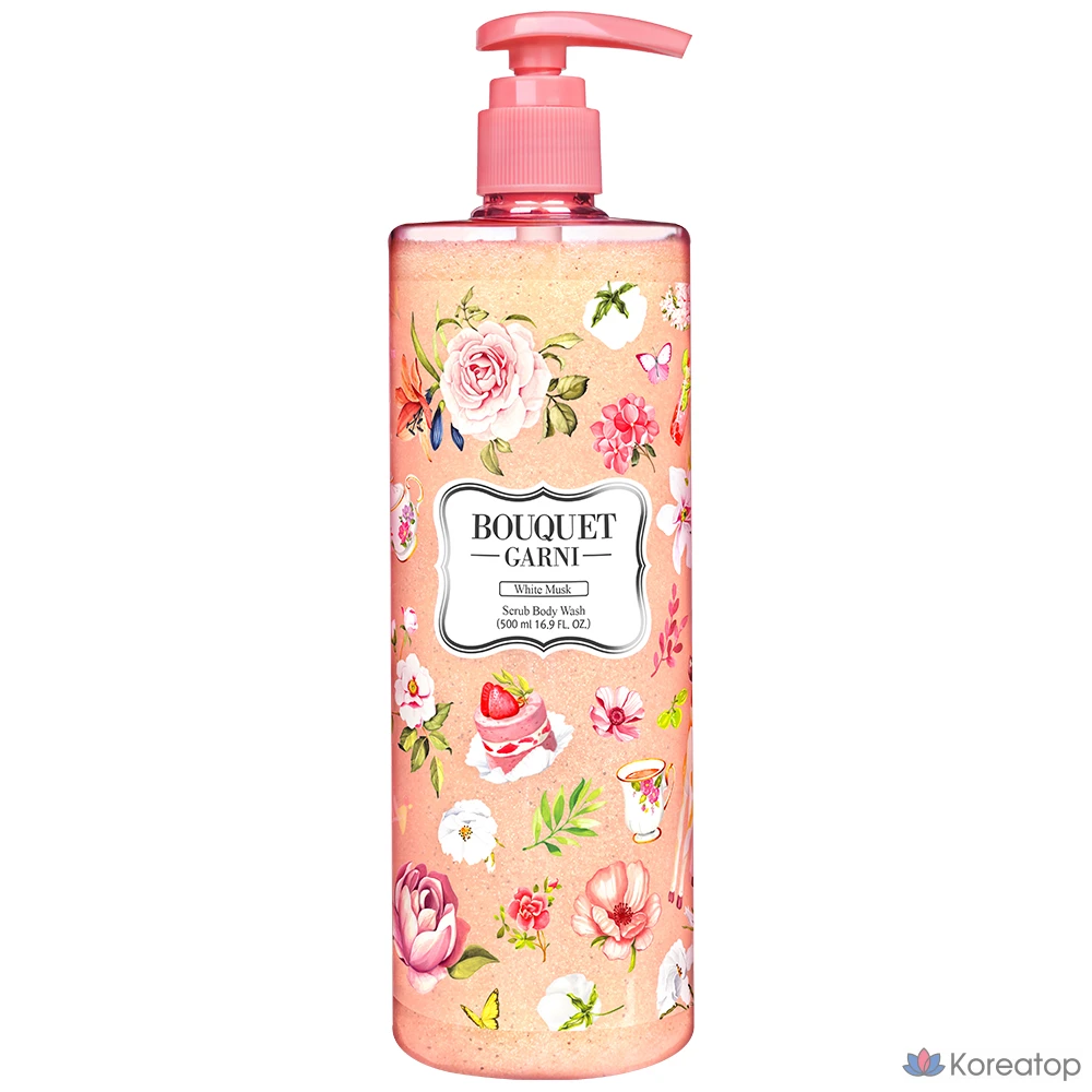 Скраб-гель для душа Bouquet garni Scrub Body Wash White Musk, 500 мл, 1 шт.