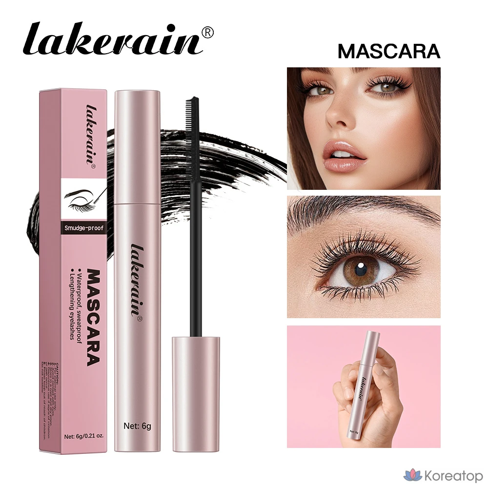 Водостойкая тушь для ресниц VDL Lakerain Long Lash Curling Mascara, оттенок Black, 1 шт.