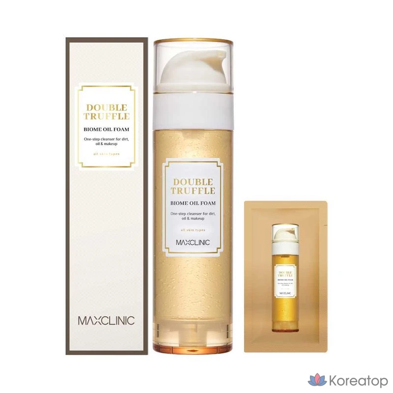 Очищающая пенка MAXCLINIC Double Truffle Biome Oil Foam, 110 г, 1 шт.