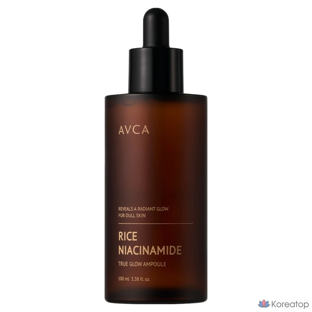 Ампульная сыворотка AVCA True Glow Rice & Niacinamide Ampoule, 100 мл, 1 шт.