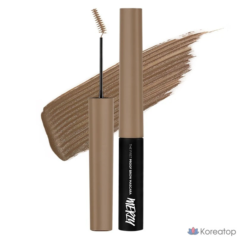 Тушь для бровей MERZY The First Proof Brow Mascara, оттенок BM4 Vanilla Bean, 3.5 г, 1 шт.