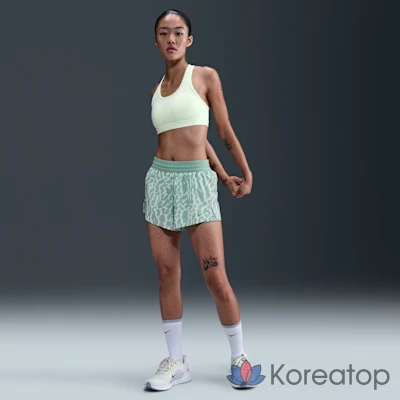 Шорты для бега женские Nike Swift Dri-FIT Mid-Rise 2-in-1 Print