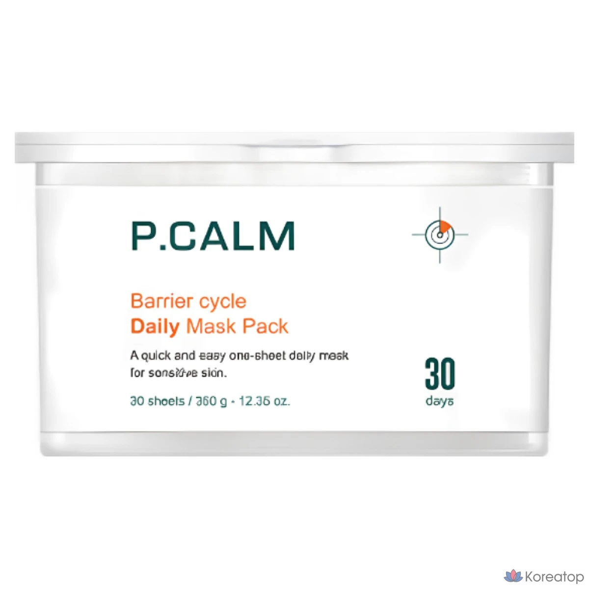 Тканевая маска для лица P.CALM Barrier Cycle Daily Wash-off Mask, 30 шт.