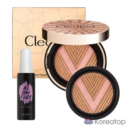 Кушон Cledbel Glowpower Lift V, оттенок Rosegold (23), 13 г + 50 мл, 1 шт.