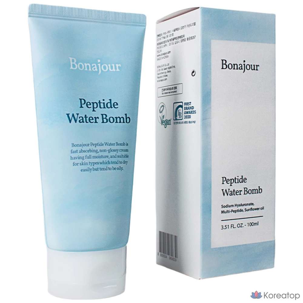 Крем для лица Bonajour Peptide Water Men's Moisture Cream, 100 мл, 1 шт.